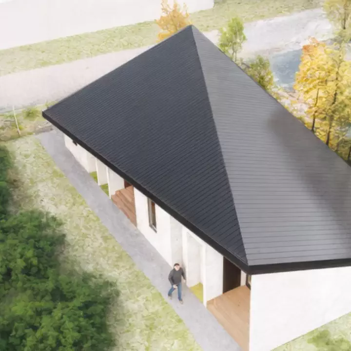 向斜のゲストハウス/syncline