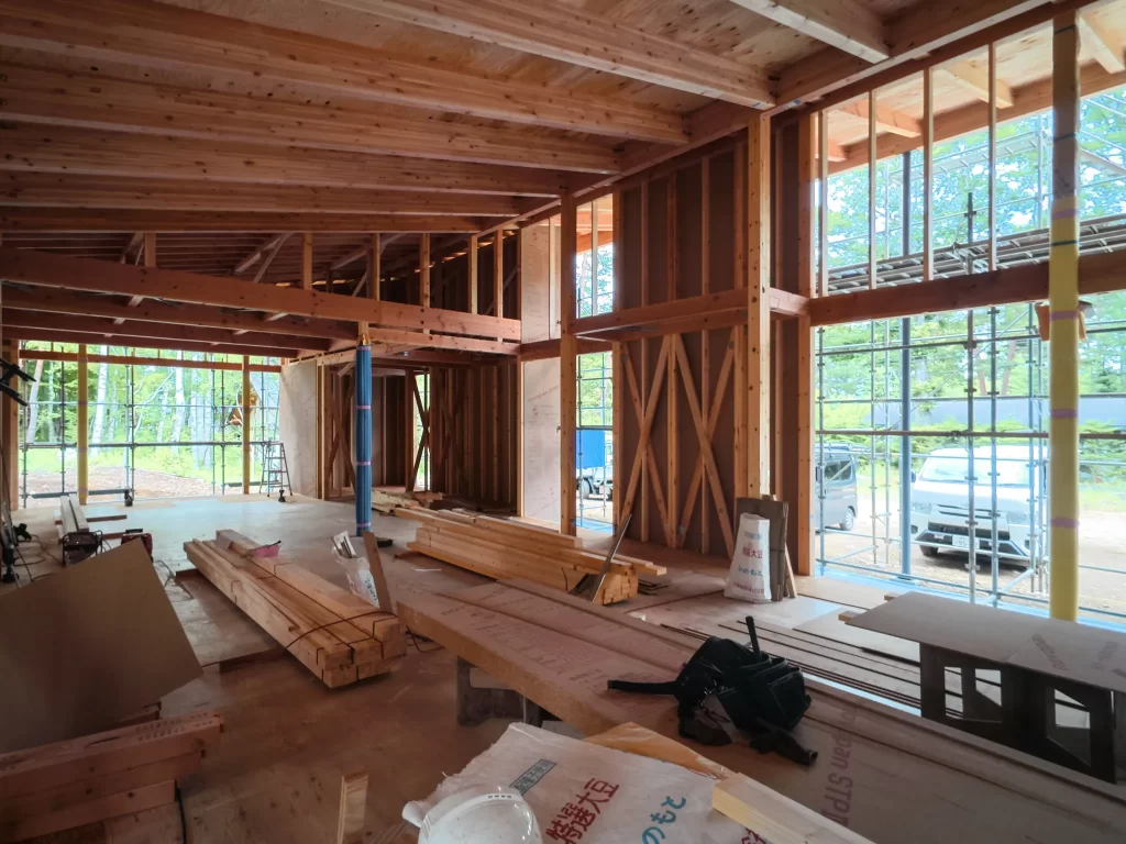 k villa #5　上棟
